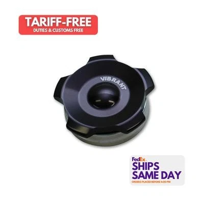 Vibrant 11295, Kit Black Aluminum Black Alum Fill Cap W/ Alum Weld Bung 2-3/4In  - Изображение 1 из 4