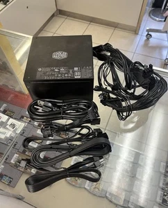 Cooler Master 800W 80 Plus Gold Modułowy zasilacz PSU Gaming PC Kable testowane - Zdjęcie 1 z 3