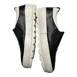 Ron White Nova Leather Platform Comfort Slip-on Sneakers Onyx Size 7 - Picture 1 of 10