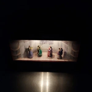 Mr. Christmas Animated Holiday Wooden Symphonium Music Box Ballroom dancing - Picture 1 of 21