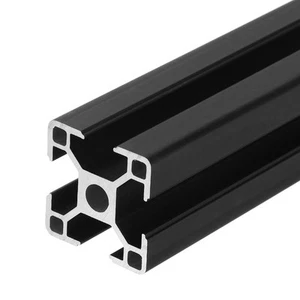 4PCS T Slot 3030 Aluminum Extrusion 500mm European Standard Rail Profile Black - Picture 1 of 5