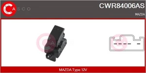 CWR84006AS CASCO Switch, window regulator for MAZDA - Picture 1 of 1