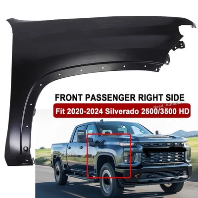 OEM Fender For Chevrolet Silverado 3500 HD 2020-2025 Passenger Side - Image 1 of 4