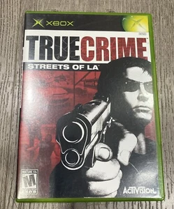 True Crime Streets of LA Xbox Black Label Complete W/ Manual CIB - Picture 1 of 6