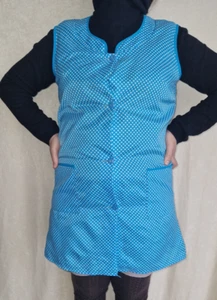 Nylon Dederon Smock Apron Vintage Apron Size 40--Original 1970s- PRIL - Picture 1 of 6