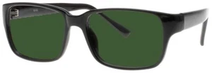 Gafas de trabajo de vidrio BoroView - marco negro unisex - 54/38-19-140, bisagras de resorte - Imagen 1 de 3