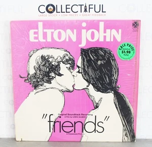 ELTON JOHN - FRIENDS - SOUNDTRACK - PARAMOUNT 1971 - IN SHRINK VINYL LP RECORD🔥 - Picture 1 of 2