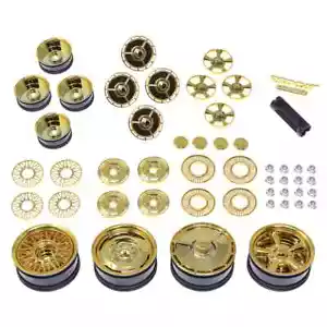 1/10 LOW RIDER Mod WHEELS Set GOLD #RER14736 - Picture 1 of 4