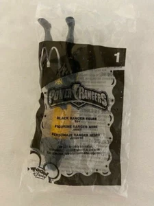 2005 McDonalds Happy Meal ToyPower Rangers Black Ranger Figure # 1 - Sealed - Picture 1 of 2