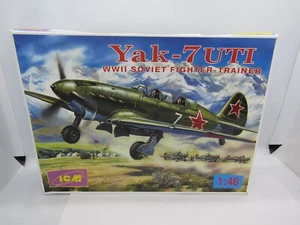 ICM Yak-7UTI Soviet Fighter Airplane Model Kit 1/48 48034 Free Shipping - Picture 1 of 3