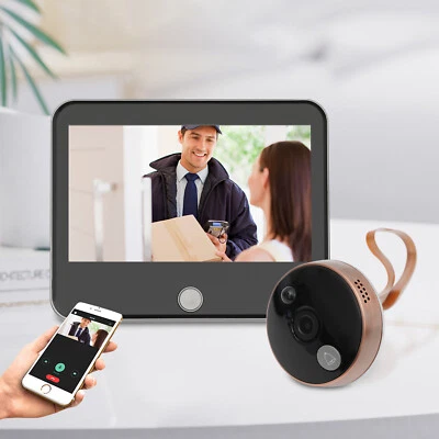 Doorbell WiFi doorbell systems the camera door spy camera PIR sensor camera - Image 1 of 4
