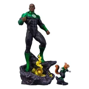 DC Comics Maquette 1/6 John Stewart - Green Lantern 52 cm TWEETERHEAD - Foto 1 di 16