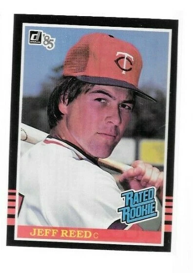 1985 Donruss Rated Rookie Jeff Reed #30 Twins - Image 1 of 1