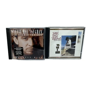 STEVIE RAY VAUGHN and Double Trouble The Sky Is Crying Greatest Hits 2 CD Lot - Picture 1 of 9