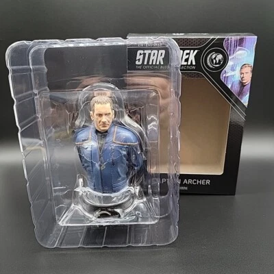 Statua Figura Capitano Archer Star Trek Enterprise Busto Ufficiale Eaglemoss - Immagine 1 di 4