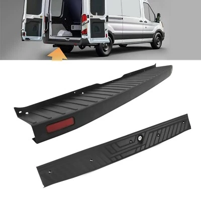 Rear Bumper Cover + Door Sill Trim Plate For 2015-2022 Ford Transit 150 250 350 Foto 1 de 4