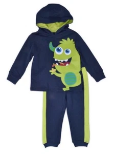 NWT Boys 2 Piece Monster Hoodie and Pants Set - Picture 1 of 5