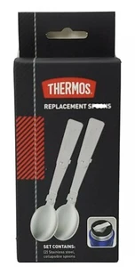 Termo Plegable Metal Cuchara Viaje Camping Senderismo Juego De Dos de Repuesto - Imagen 1 de 5