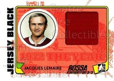 2009-10 ITG 1972 The Year In Hockey Jersey Black Bossa /3 #22 Jacques Lemaire