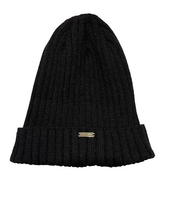 Gorro Steve Madden Tobogán con logotipo plateado Foto 1 de 2