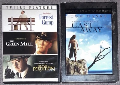 Cast Away/Forrest Gump/Road to Perdition DVD Tom Hanks Collection - Image 1 of 3
