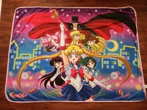 Sailor Moon Throw Blanket Tsukino Usagi Anime Cosplay Manga Pink Y2K 90s - Picture 1 of 5