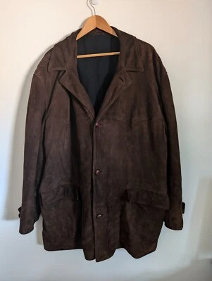 Men's Hugo Boss Brown Suede Jacket XXL - Image 1 of 4
