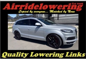Audi Q7 (4L)..2006-2015 AIR SUSPENSION LOWERING LINKS - FULL KIT - FREE SHIPPING - Picture 1 of 1