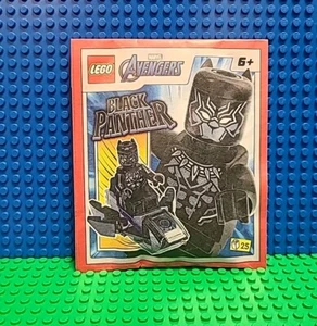 Lego Black Panther Minifigure sh0807 76204 242316 CMF Lot Marvel Super Heroes - Picture 1 of 2