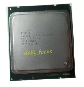 Intel Xeon E5-2650L 1.8 GHz LGA2011 8 cores SR0KL CPU Processors 20 MB - Picture 1 of 4