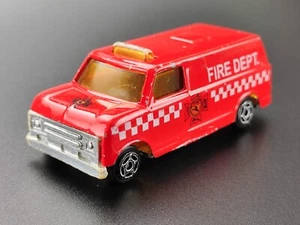 FURGONETA DE EMERGENCIA CONTRA INCENDIOS (1:64) RARA Hecha en China - Imagen 1 de 6