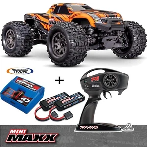 TRAXXAS # TRX107154-1 MINI MAXX 4WD orange +2X 3500 mAh Lipo Akku + ID-Ladegerät - Bild 1 von 11
