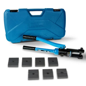 "Engarzado hidráulico TEMCo TH0400 para accesorios de cables de acero inoxidable 1/16""-1/4" - Imagen 1 de 9