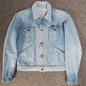 70s Vintage Wrangler Blue Bell Denim Jacket Western Cowboy Fit RARE - Picture 1 of 17