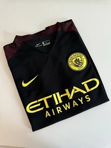 NIKE Aeroswift Etihad Airways Manchester City Mens Soccer Jersey 2016 - Medium - Picture 1 of 5