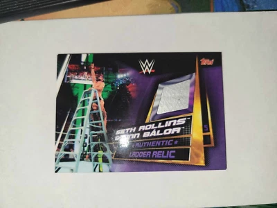 2019 Topps WWE Slam Attax Universe Ladder Relic Seth Rollins Finn Balor - Image 1 of 2