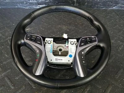 CONTROLES DE ACESSÓRIOS DE VOLANTE 2015 HYUNDAI AZERA PRETO ENVOLTO EM COURO - Imagem 1 de 4