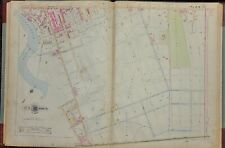 1901 WILMINGTON DEL. BRANDYWINE RIVER-CITYLINE AND MARKET ST-RAILROAD ATLAS MAP