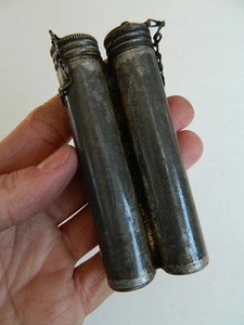 WWI & WWII SWEDISH MAUSER M 93 & 96, DUAL CYLINDER RIFLE CLEANING OILER BOTTLE!! - Picture 1 of 12