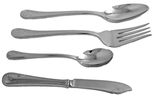 WATERFORD Flatware Sunday Rose 4 Piece Hostess Set by Monique Lhuillier NIB - Picture 1 of 7