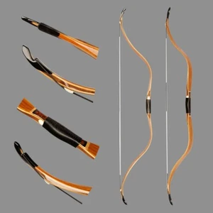 AF Archery 56" Traditional Ming Bow Handmade Horse Bow Recurve Bow for Hunting - Picture 1 of 5