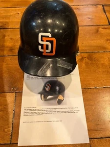 2000's San Diego Padres Dual Ear Flap Game Used Worn Batting Helmet (MEARS LOA) - Picture 1 of 10