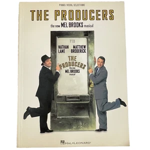 Libro de canciones de Mel Brooks LOS PRODUCTORES; PIANO/CANCIONERO VOCAL 2001 Hal Leonard - Imagen 1 de 7