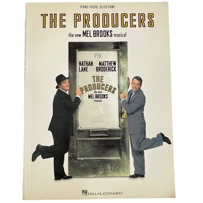 MEL BROOKS Song Book THE PRODUCERS ; PIANO / VOCAL SONGBOOK 2001 Hal Leonard - Image 1 of 4