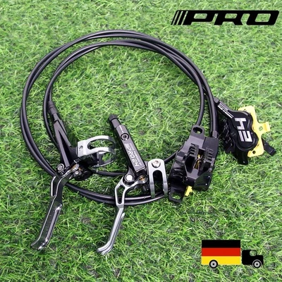 IIIPRO 4 Kolben Fahrrad Scheiben Bremsen Set E4 für SHIMANO 800/1550MM Aluminium