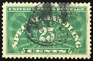 U.S. Used Stamp Scott #QE4 25c Special Handling. Superb Jumbo. A Gem! - Picture 1 of 2