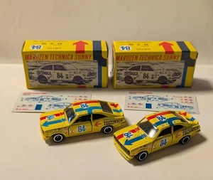 Custom Tomica Maruzen Technica Sunny KB110 84 Seiichi Suzuki Made in Japan - Picture 1 of 10