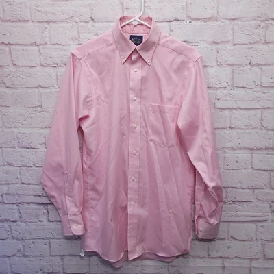 Eagle Shirtmakers Dress Shirt Men's (Size 14 1/2 - 32/33) Business Casual Career - Image 1 of 4