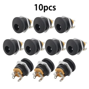 10 Pcs 9V12V DIY Guitar Effects For Pedal Power DC Connectors Socket 2.1mm - Picture 1 of 6