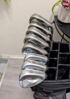 Ping G2 Verde 🟢 Conjunto de Ferro 5-9 + Conjunto Cunha 47°52°56° ⛳ AEROTECH SteelFiber A Flex - Imagem 1 de 4